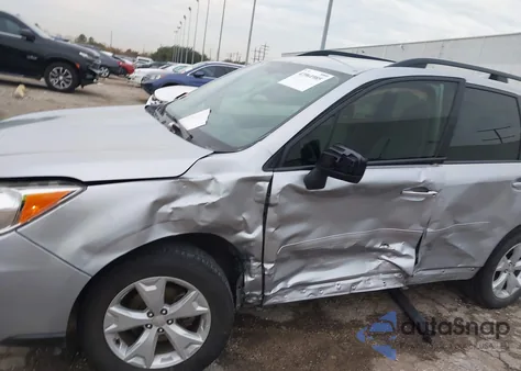 2016 Subaru Forester 2.5I from USA, damaged, VIN JF2SJABC2GH443668